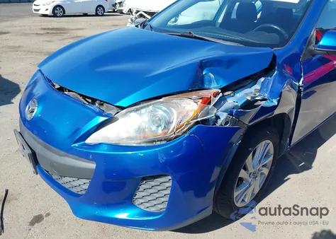 2012 Mazda Mazda3 I Touring z USA, uszkodzony, nr VIN JM1BL1V89C1611406